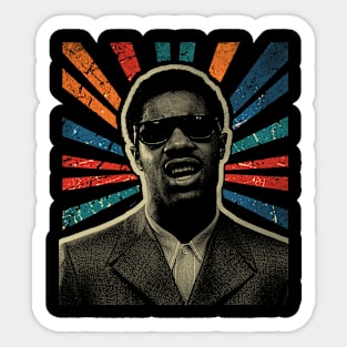 sketc vintage Stevie Wonder Sticker